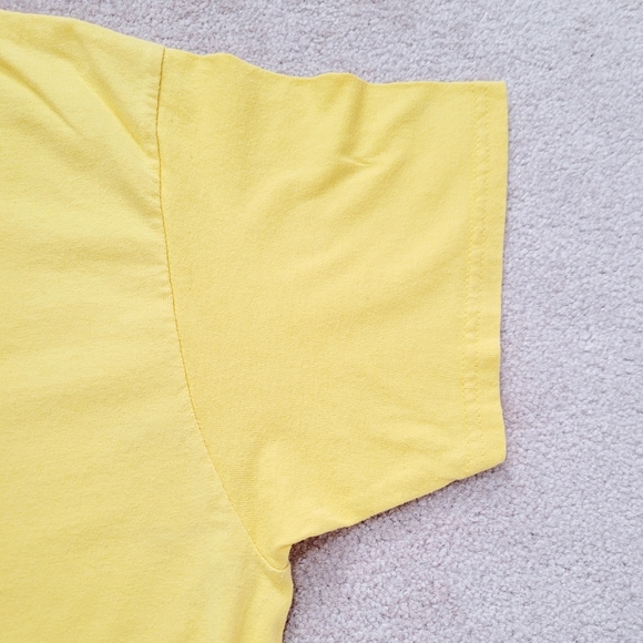 BRAD MORGAN Gildan Unisex T-Shirt Yellow  Just Add Tequila 100% Cotton Size L - Picture 5 of 9